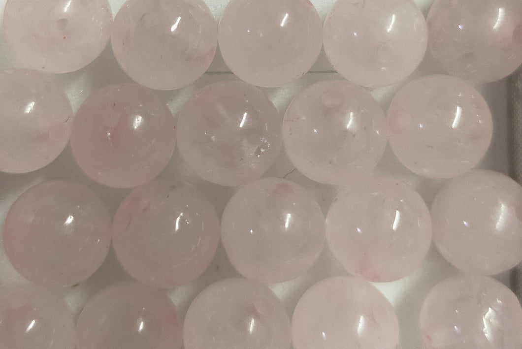 Rose quartz round beads 4 -12mm