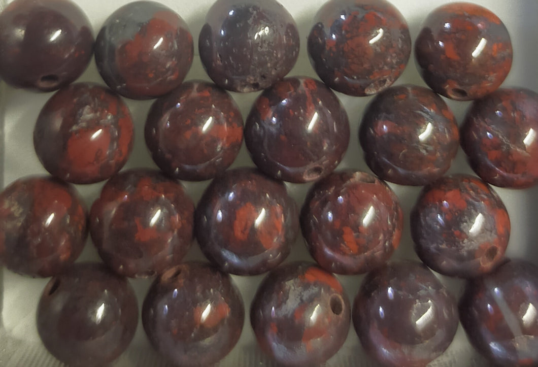 Red jasper round beads 8-8.5mm