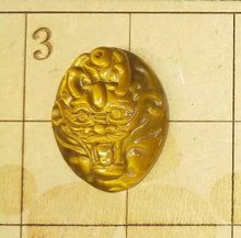 Load image into Gallery viewer, Tigers eye carved dragon pendant
