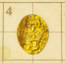 Load image into Gallery viewer, Tigers eye carved dragon pendant
