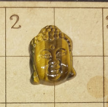 Load image into Gallery viewer, Tigers eye carved Buddah pendant
