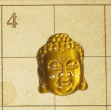 Load image into Gallery viewer, Tigers eye carved Buddah pendant
