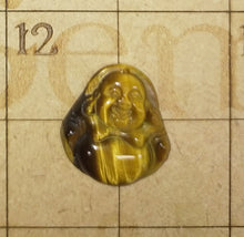 Load image into Gallery viewer, Tigers eye carved Buddah pendant
