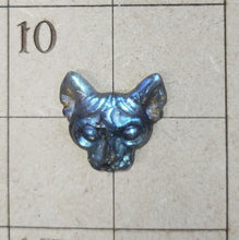 Load image into Gallery viewer, Labradorite sphinx cat cabochons
