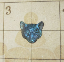 Load image into Gallery viewer, Labradorite carved cat cabochon
