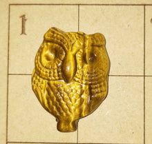 Load image into Gallery viewer, Tigers eye owl pendant.
