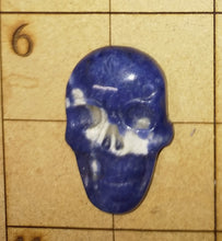 Load image into Gallery viewer, Carved skull cabochon various materials
