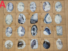 Load image into Gallery viewer, Dendrite opal cabochon various sizes and shapes
