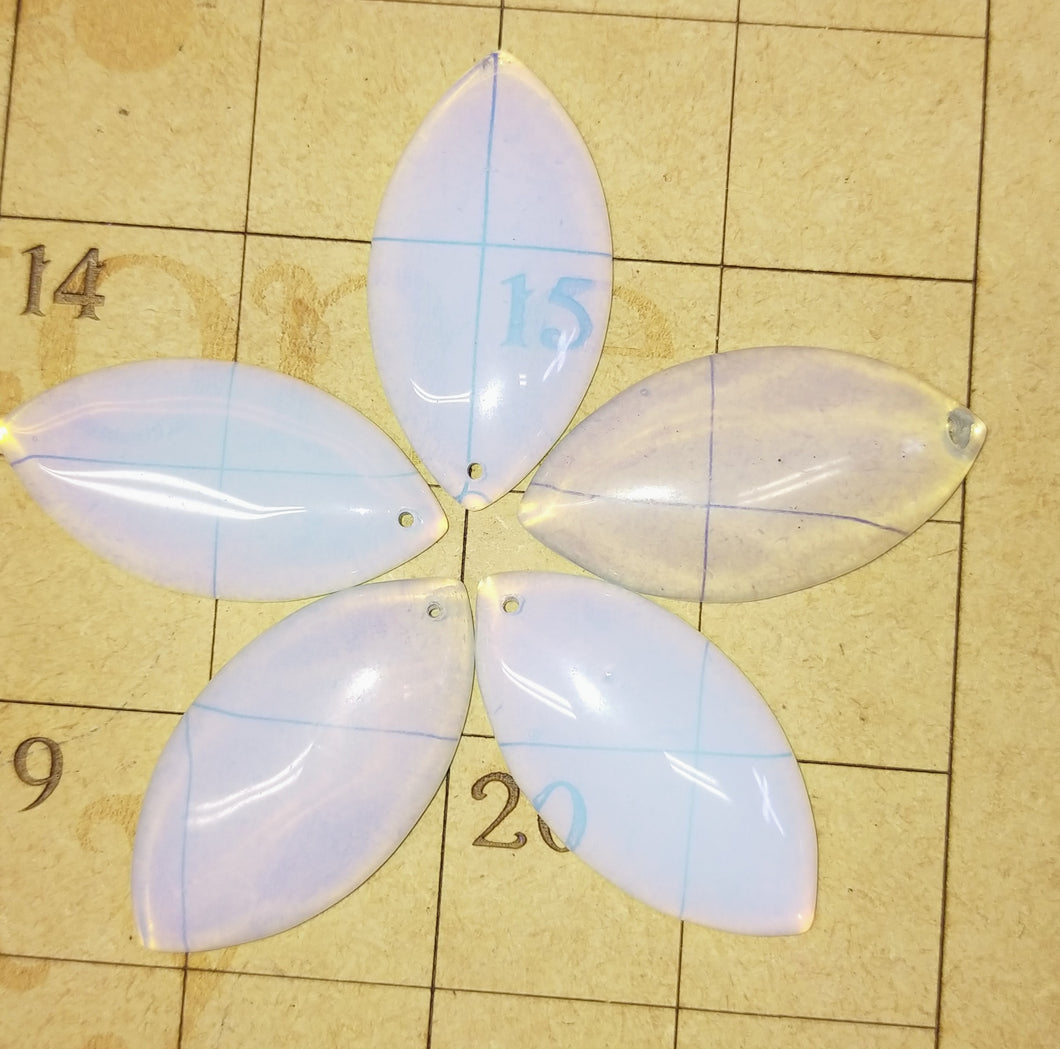 Opalite marquise shape drilled pendant