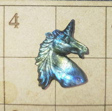 Load image into Gallery viewer, Labradorite carved unicorn
